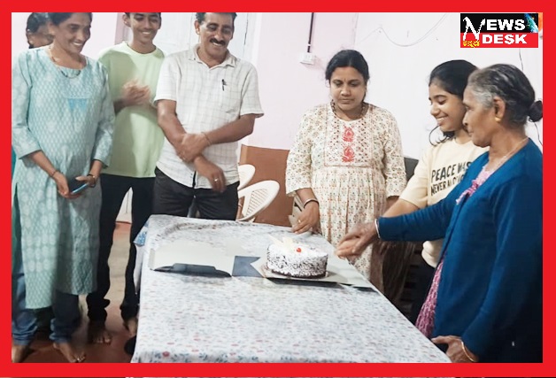 *ವೃದ್ಧಾಶ್ರಮದಲ್ಲಿ ಹುಟ್ಟುಹಬ್ಬ ಆಚರಿಸಿಕೊಂಡ ಬಾಲಕಿ*