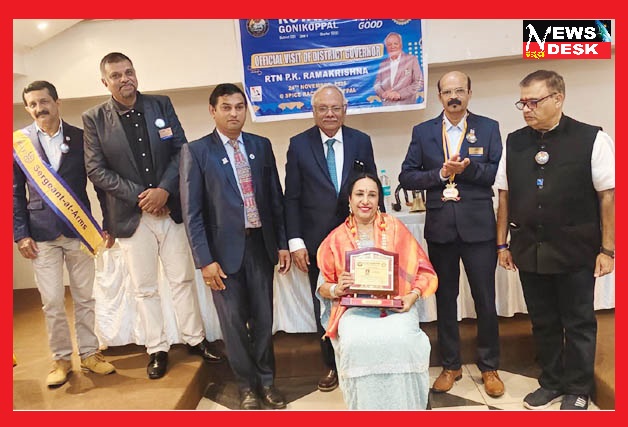 *ಚೇದಂಡ ಸುಮಿ ಸುಬ್ಬಯ್ಯಗೆ ಸನ್ಮಾನ*