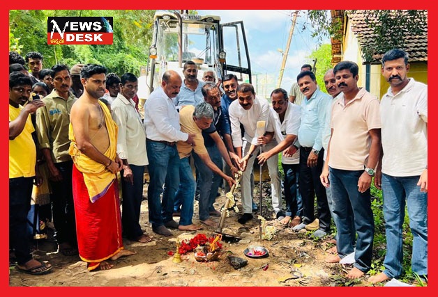 *ಚಂದನಕೇರೆ ಹಾಡಿ ರಸ್ತೆ ಕಾಮಗಾರಿಗೆ ಚಾಲನೆ*