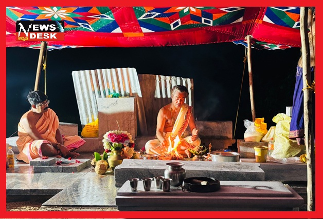 *ಅರೆಯೂರಿನಲ್ಲಿ ಶ್ರೀ ಸೋಮೇಶ್ವರ ದೇವಾಲಯದ ನೂತನ ಗರ್ಭಗೃಹಕ್ಕೆ ಗರ್ಭನ್ಯಾಸ*