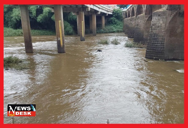 *ಕುಶಾಲನಗರ : ಕಾವೇರಿ ನದಿ ನೀರಿನ ಮಟ್ಟ ಏರಿಕೆ*