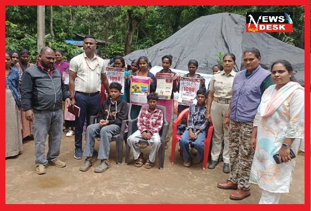 *ಹೊಸಕೊಲ್ಲಿ ಹಾಡಿಗೆ ವಿವಿಧ ಇಲಾಖೆಯ ತಂಡ ಭೇಟಿ : ಬಾಲ್ಯ ವಿವಾಹ, ಪೊಕ್ಸೋ ಕಾಯ್ದೆ ಕುರಿತು ಜಾಗೃತಿ*