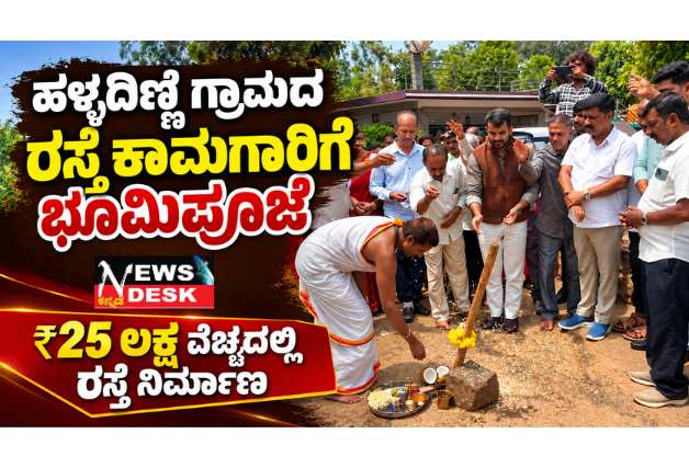 *ಹಳ್ಳದಿಣ್ಣೆ ಗ್ರಾಮದ ರಸ್ತೆ ಅಭಿವೃದ್ಧಿಗೆ ₹25 ಲಕ್ಷ ಅನುದಾನ*